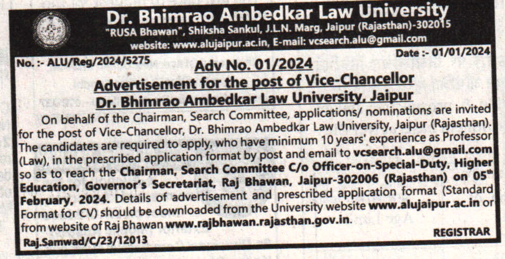 Dr. Bhimrao Ambedkar Law University